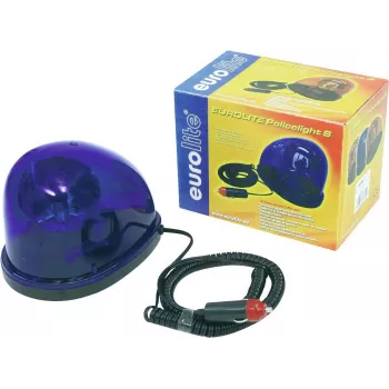 Luz rotativa de polícia EUROLITE STA-1221 azul 12V 21W para veículos