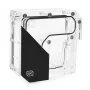 Reservatório Alphacool 15075 acrílico preto transparente 120mm