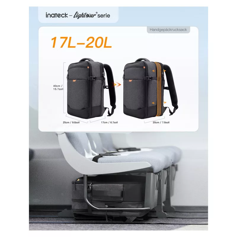 inateck Mochila para portátil 14 BP03006-14 preta