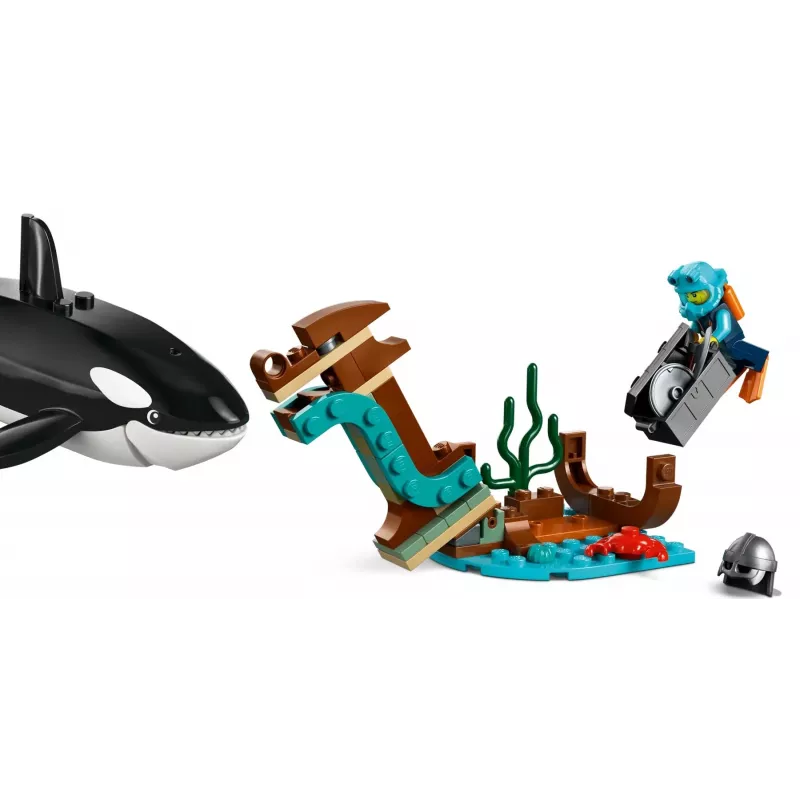 Brinquedo de construção LEGO City navio de expedição ao Ártico 60368 — 815 peças, 7+ anos, inclui 4 minifiguras