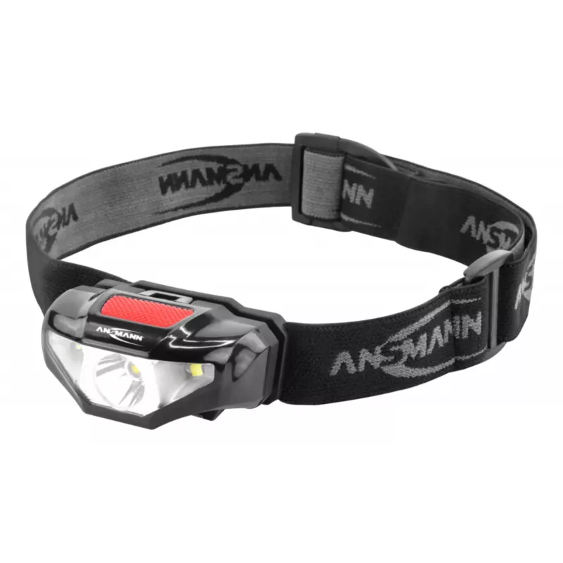 Ansmann HD70B - lanterna de cabeça - preto - acrilonitrilo-butadieno-estireno (ABS) - plástico - IP44 - LED - 1 lanterna