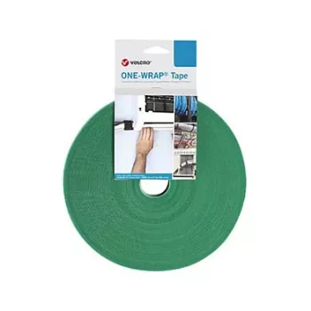 Fita One Wrap Tape abraçadeira de cabos de velcro 25.000 mm × 16 mm polipropileno verde