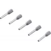 Pontas de fio Rittal 4050.731 parcialmente isoladas 0,75 mm² cinzento, pack de 500