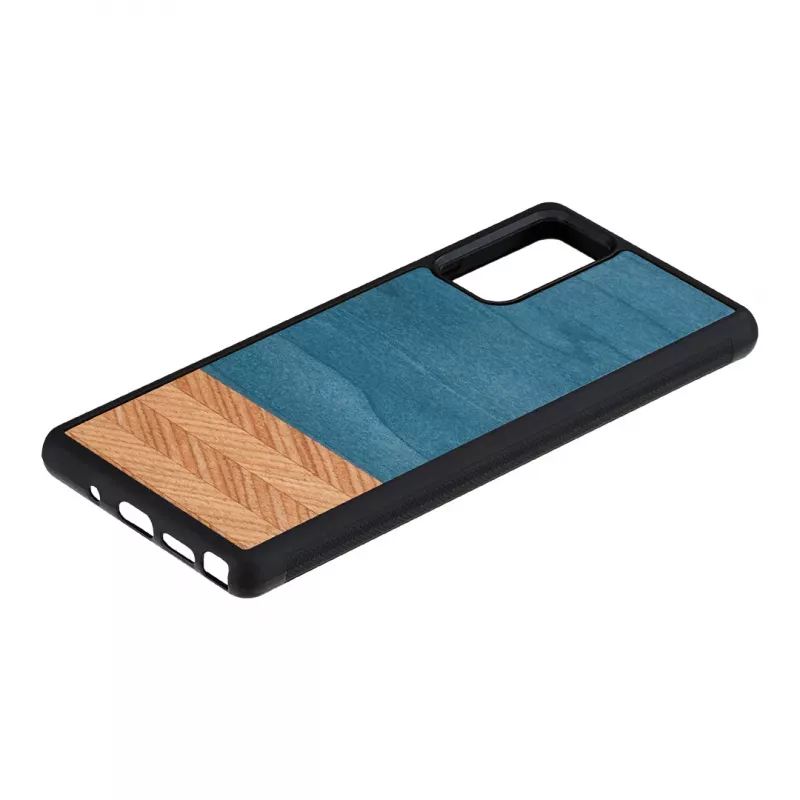 Capa para smartphone man and wood Galaxy Note 20 Denim preto – capa protetora estilo denim