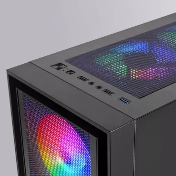 Caixa de computador Mars Gaming MC-AIR Midi Tower Preto