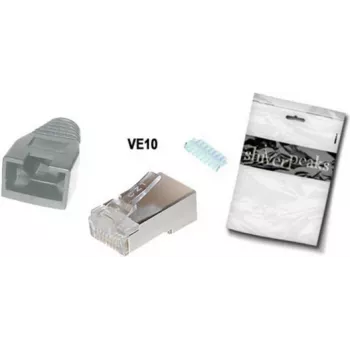 Conector de fio RJ-45 ShiverPeaks BS72057-GR-10 Cinzento