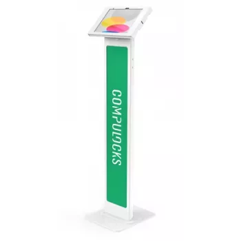 Compulocks iPad 10,9 polegadas 10.ª Ger. Swell Enclosure suporte de chão branco