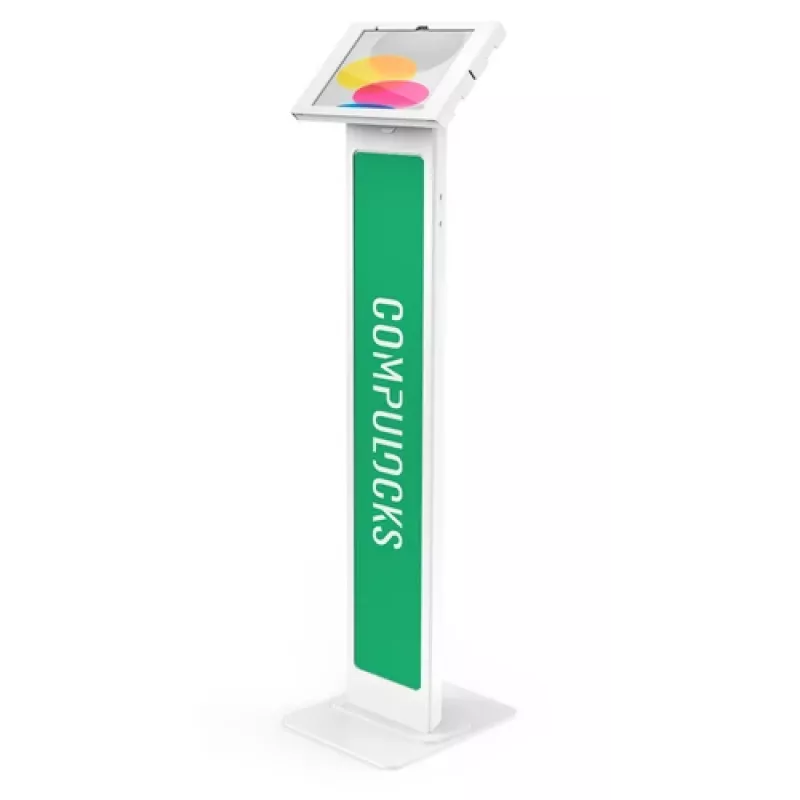 Compulocks iPad 10,9 polegadas 10.ª Ger. Swell Enclosure suporte de chão branco