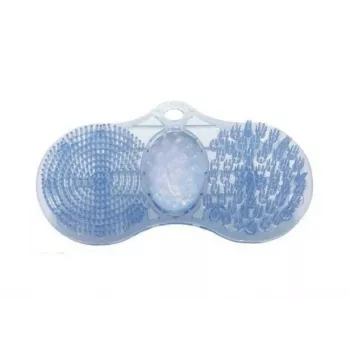 Tapete de limpeza de pés para banho com pedra-pomes