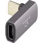 Adaptador USB4 USB-C Renkforce [1x ficha - 1x conector fêmea] RF-3778586 8K UHD 90° (RF-3778586)