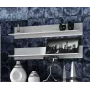 Conjunto de duas prateleiras Cama 125cm SOHO branco mate