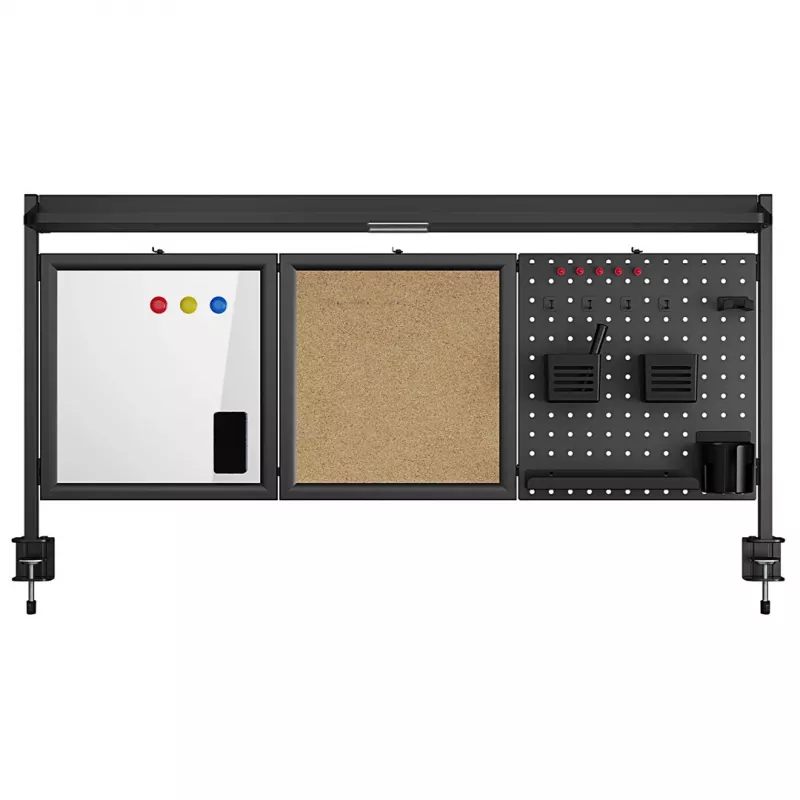 Divisória de secretária ergo office ER-300 B, largura 1250 mm, carga máx. 10 kg