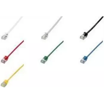 LogiLink Ultraflex SlimLine - cabo de patch - RJ-45 (macho) para RJ-45 (macho) - 2 m - 3,8 mm - blindado PIMF - CAT 6a - blindado, sem halogéneos, moldado - azul, RAL 5015