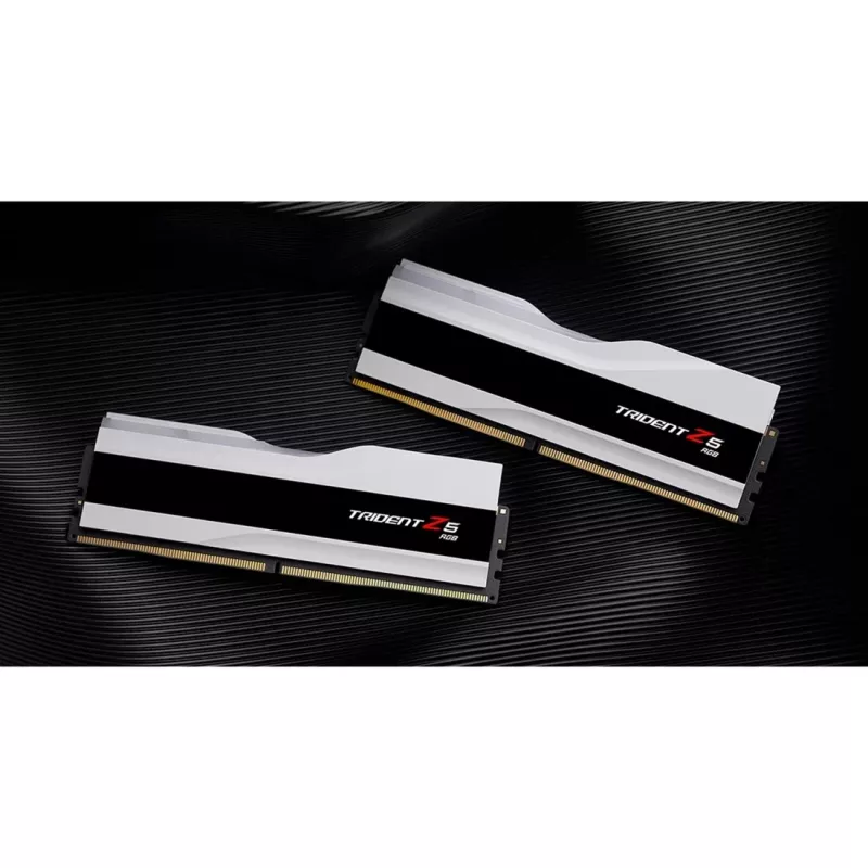 DIMM 32 GB DDR5-6000, memória branca, F5-6000J2836G16GX2-TZ5RW, Trident Z5 RGB, INTEL XMP