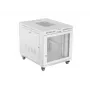 Armário rack LANBERG FF01-8015-23SL 19 polegadas 15 U, cinzento, porta frontal perfurada