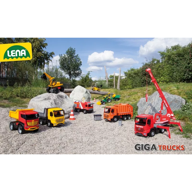 Escavadora Lena 63 cm individual em caixa de cartão castanha