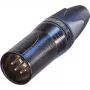 Neutrik Ficha XLR, reta N.º de polos: 5 Preto NC5MXX-B 1 unid. (NC5MXX-B)