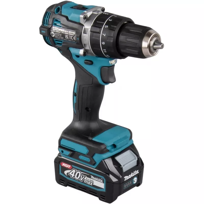 Makita XGT HP002GA202 berbequim/aparafusadora de percussão a bateria 40 V, 2 baterias 2,0 Ah