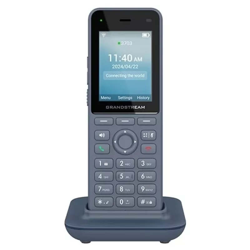 Telefone IP Grandstream Networks WP8256 Grafite 3 linhas LCD Wi-Fi