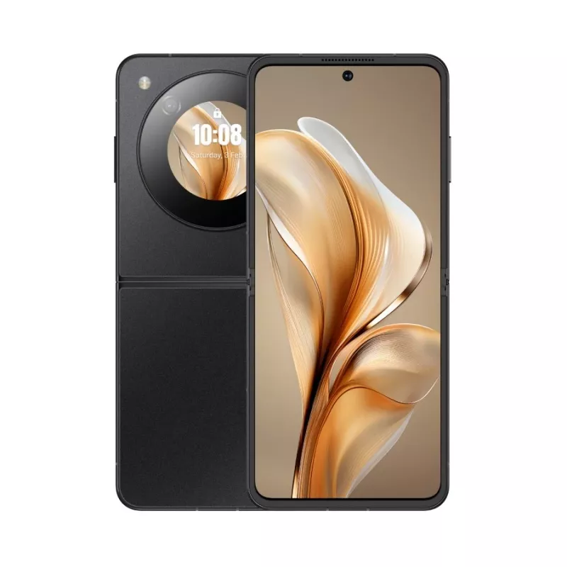 Smartphone NUBIA Flip Bundle (dourado) com capa, auscultadores e cooler