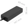 Fonte de alimentação de secretária Qoltec 120W | 12V | 10A | 5,5*2,5 | + cabo de alimentação