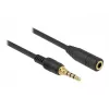 Cabo de áudio DeLOCK 85635 3,5 mm macho para fêmea 5 m preto