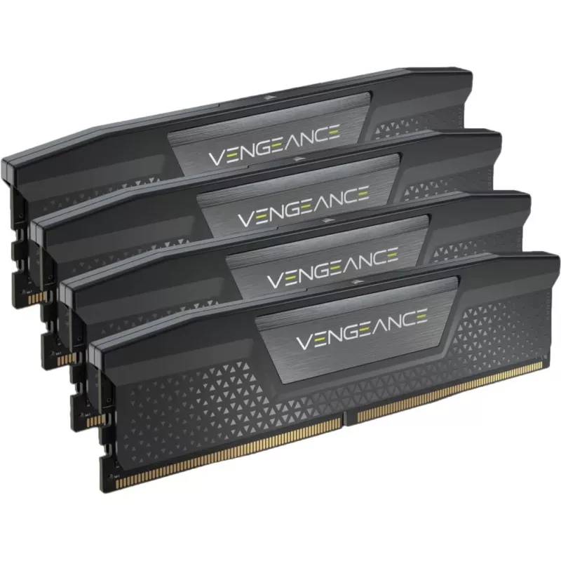 DIMM 96 GB DDR5-5600 (4x 24 GB) Quad-Kit, memória RAM preta, CMK96GX5M4B5600C40, Vengeance, INTEL XMP