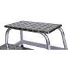 Degrau Krause 805027, alumínio 2 degraus, carga máx. 150 kg, comprimento 680 mm, altura 41 cm