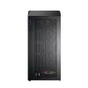 Caixa de PC Micro Tower Montech X5M (B) – Micro-ATX/Mini-ITX, 3x120mm à frente, 1x120mm atrás, suporta fontes de alimentação ATX, 2x3,5 polegadas + 4x2,5 polegadas, preto