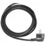 Cabo de alimentação Bachmann H05VV-F 3G - Type F (M) angular para extremidade aberta - AC 250 V - 16 A - 5,0 m - moldado - preto - Alemanha (304.176)