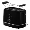 Adler AD 3224b torradeira com suporte para pãezinhos 7 níveis de tostagem preto