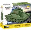 Conjunto de construção Cobi modelo de tanque T-34-85 — 110 peças, idade 6+, verde