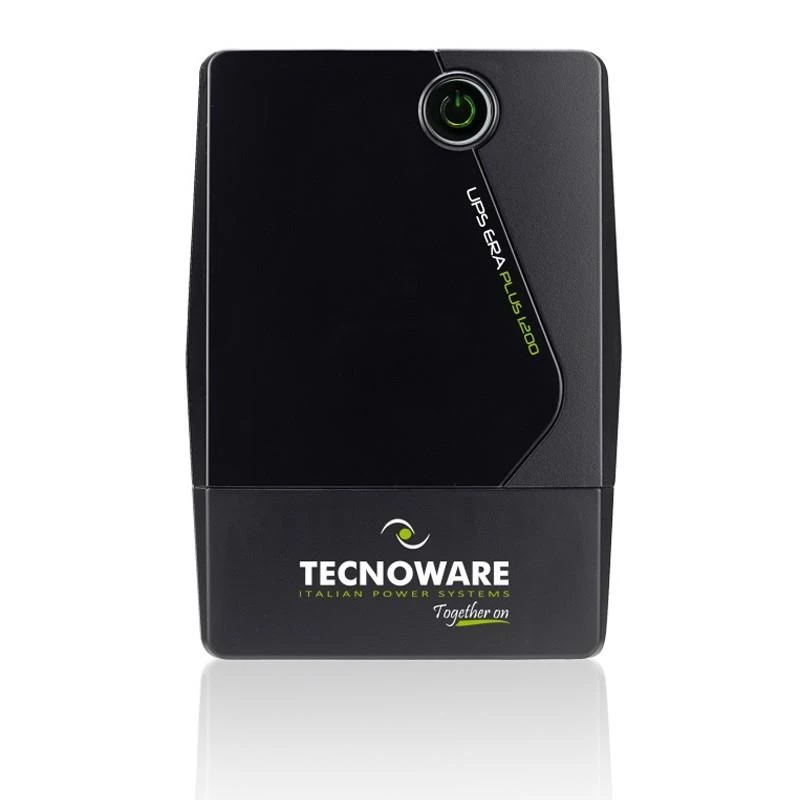 Tecnoware Era Plus 1600 FGCERAPL1602SCH UPS line-interactive, 1600 VA / 1200 W, onda sinusoidal, Schuko, bateria de 12V 11Ah