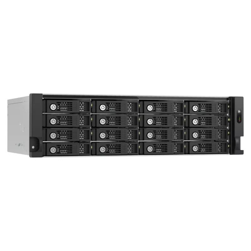 QNAP - TL-R1600PES-RP - Conjunto de discos - 16 baías (SATA-600 / SAS-3) SAS 12Gb/s (externo) montagem em rack 2U