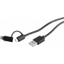 Cabo USB ShiverPeaks BS14-14025 USB 2.0 1 m