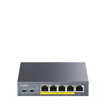 Switch CUDY GS105P 5 portas Gigabit PoE+ 36W