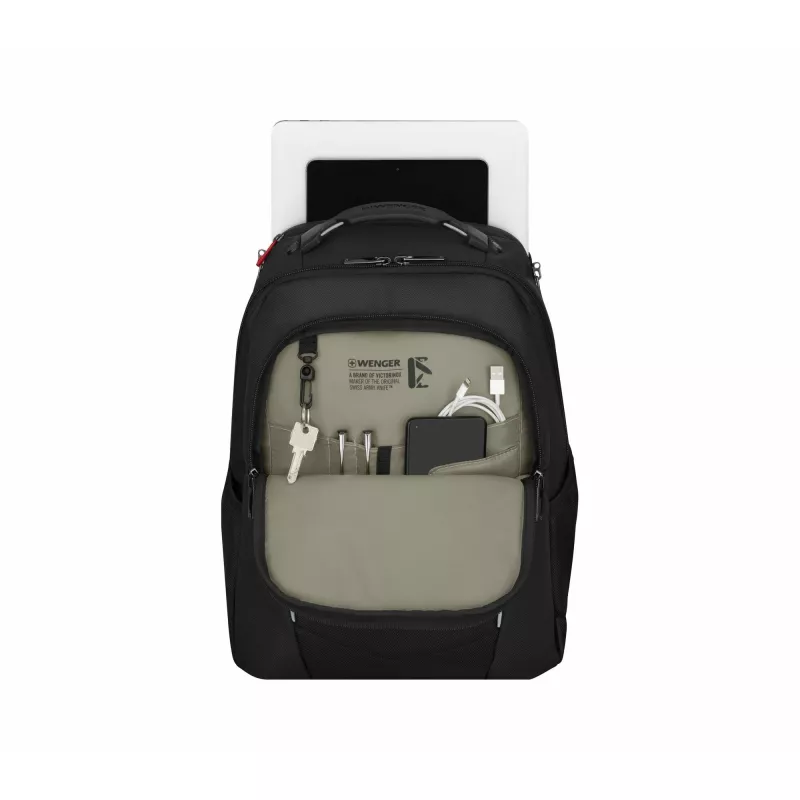 Wenger Altair 653186 mochila para portátil de 15,6" com compartimento para tablet, poliéster, preta