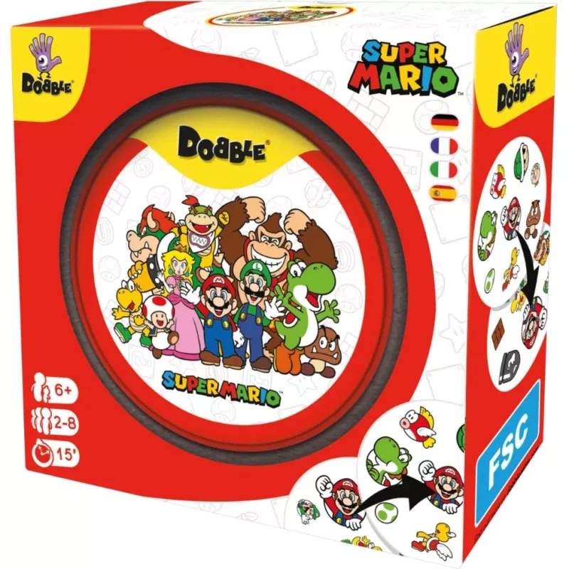 Dobble Super Mario, jogo de cartas