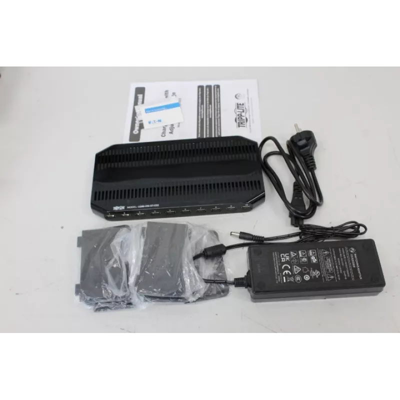 Estação de carregamento USB Tripp Lite U280-010-ST-CEE — 10 portas USB, compartimento ajustável
