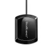 Antena GPS/GLONASS exterior QOLTEC 28 dBi 50 W com ficha SMA em ângulo reto