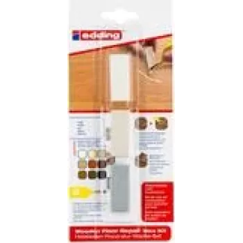 Conjunto de cera de reparação Edding 8902 branco — cera de reparação para superfícies brancas, pequeno conjunto de reparação
