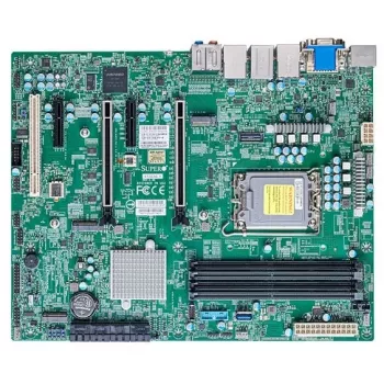 Supermicro - X13SAE-F - Motherboard - ATX - Socket LGA1700 - Chipset W680 USB 3.2 Gen 1 USB 3.2 Gen 2 USB-C Gen 2x2 Gigabit-LAN 2,5-Gigabit-LAN Gráficos Integrados HD-Audio