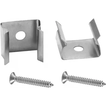 Suporte de montagem EUROLITE 51201011 para tubos vazios 10x10 mm, conjunto de 2 com parafuso