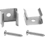 Suporte de montagem EUROLITE 51201011 para tubos vazios 10x10 mm, conjunto de 2 com parafuso