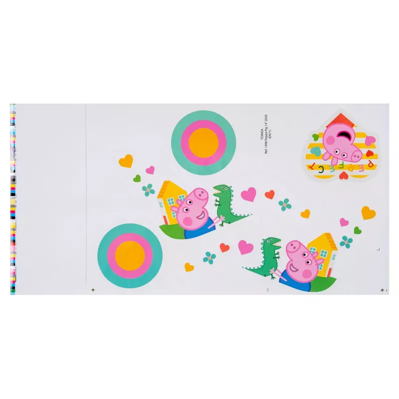 Bicicleta infantil Toimsa TOI1698 16 polegadas com gráficos Peppa Pig, adequada para idade 3–6