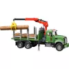 Transportador de madeira BRUDER MACK Granite com 3 troncos
