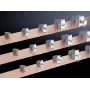 Terminal de aço inoxidável Rittal SV 3452.500 — abertura de aperto 5 mm, largura 10,5 mm, altura 11 mm, pack de 15
