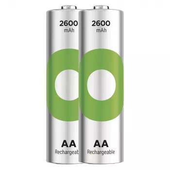 Pilhas R6/AA NI-MH 2 600mAh blister 2 unid.