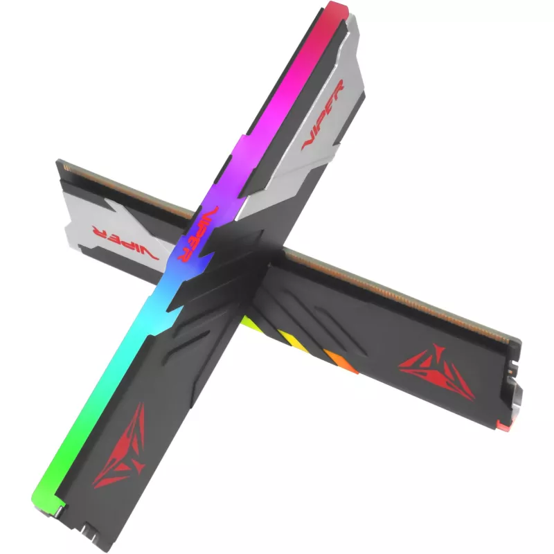 Kit de memória Patriot Viper Venom RGB PVVR532G720C34K DDR5-7200 32 GB (2x 16 GB) CL34, Intel XMP 3.0, preto