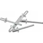 Rebite tubular KWB 407476 alumínio 4 mm de diâmetro 16 mm de comprimento